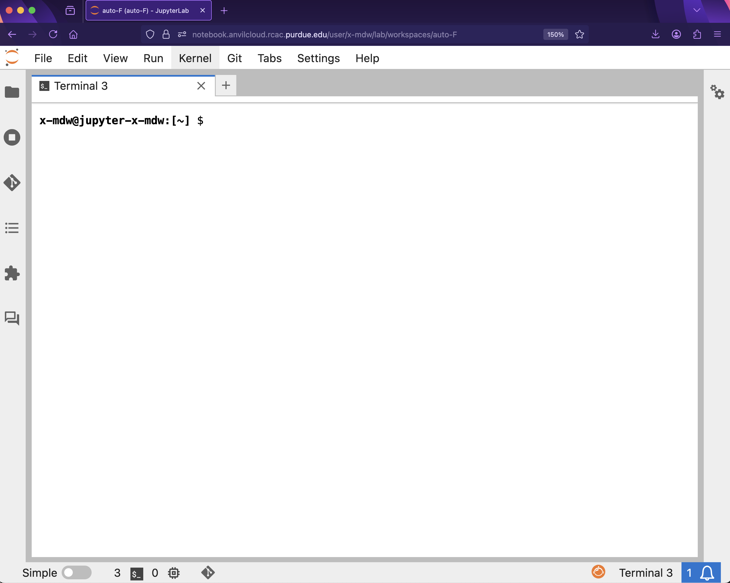 Jupyter Lab Terminal